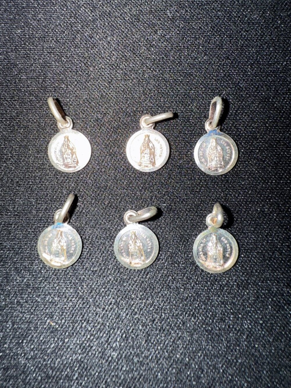 Ntra Sra de Los Reyes - Silver Plated Pendants - 6 in total w/ clasps
